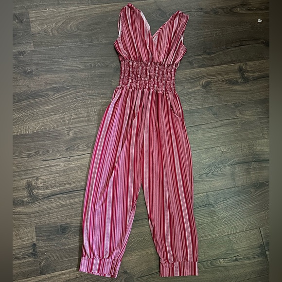 Red and White Romper - Picture 1 of 2